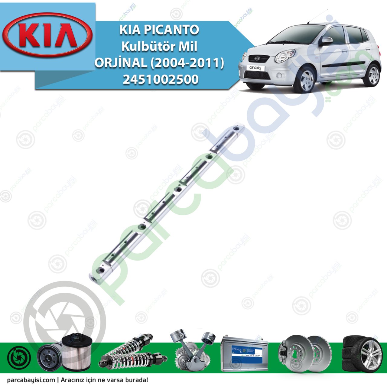 Kia Pıcanto Kulbütör Mil Orjinal Orjinal | 2451002500