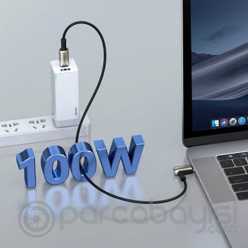 Baseus hammer Usb Type-C PD3.1 Gen2 100W(20V-5A)MacBook iPad Pro Hızlı Şarj Kablosu  4.0