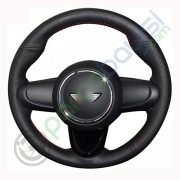 Mini Cooper 2005-14 Araca Özel Dikişli Deri Direksiyon Kılıfı