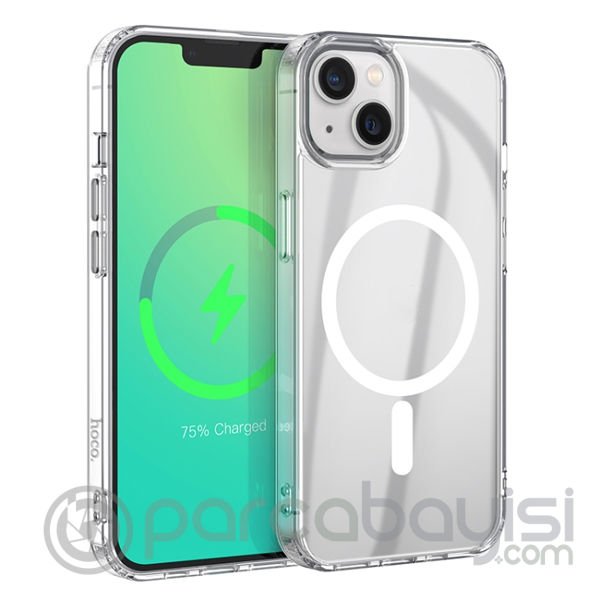 Hoco iPhone 14 Manyetik Magsafe Silikon Kılıf