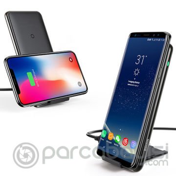 Baseus Three-Coil 10w Wxhsd-B01 Wireless Stand Şarj Cihazı