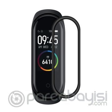 Xiaomi Mi Band 6-Mi Band 5 3D Kavisli Full Kaplama Koruyucu