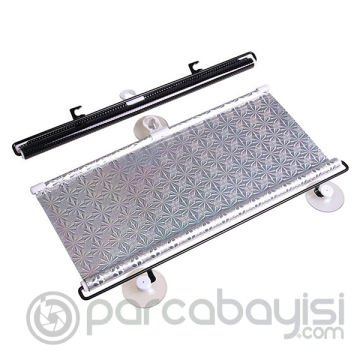 Araç İçi Araba Güneşliği Oto Ön Cam Güneşlik Branda Katlanabilir Koruyucu Güneşlik 68 x125 Cm