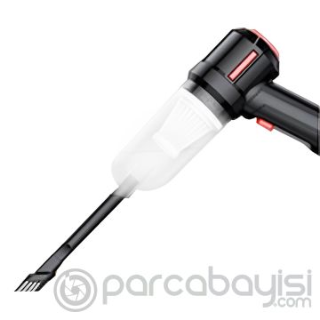 EZERE ST-6629 Mini Taşınabilir Araç Ve Ev İçin Portatif Şarjlı Süpürge