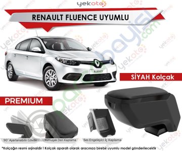 Renault Fluence Uyumlu Siyah Kolçak Kol Dayama Ultra Kaliteli
