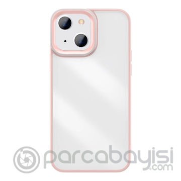 Baseus Crystal iPhone 13 6.1 Kılıf Armor Zırhlı Silikon Kılıf