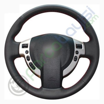 Nissan Qashqai 2007-13 Araca Özel Dikişli Deri Direksiyon Kılıfı