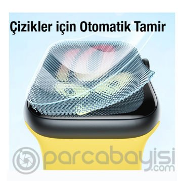 Baseus NanoCrystal Series Apple Watch 7-8 45mm Ekran Koruyucu 2 Adet