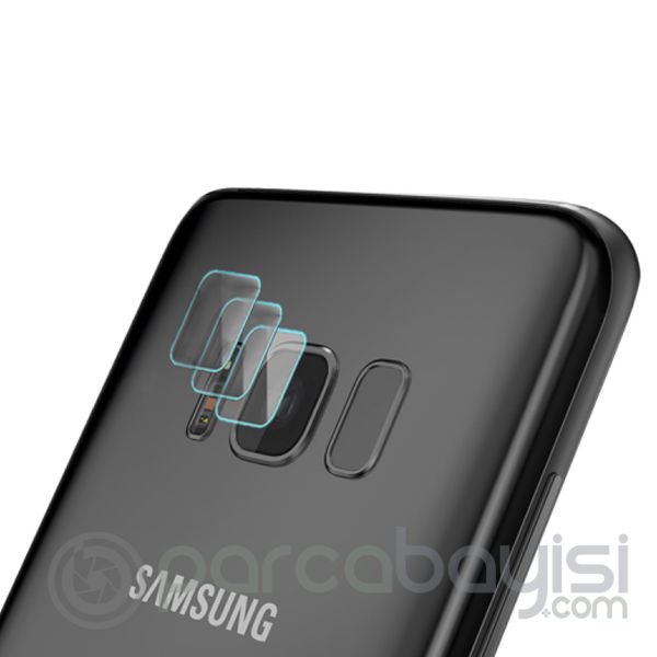 Gor Samsung Galaxy S8 Nano Kamera Koruyucu 3 Adet Set