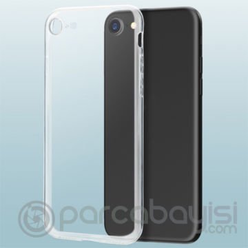 GOR İPhone SE2 2020 -İPhone 8-7  Kamera Korumalı Silikon Kılıf
