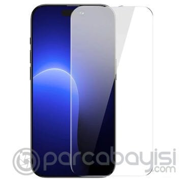 Baseus Crystal 0.3mm iPhone 14 Pro Full Tempered Ekran Koruyucu 2 Adet Set