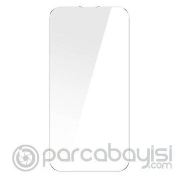 Baseus Crystal 0.3mm iPhone 14 Pro Full Tempered Ekran Koruyucu 2 Adet Set