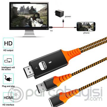 Ally Phone Usb HDTV Cable Lightning Type C hdmi kablosu