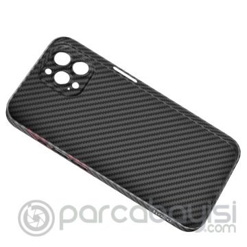 Hoco iPhone 14 Pro 6.1 Kılıf Kevlar Texture Kamera Korumalı Telefon Kılıfı