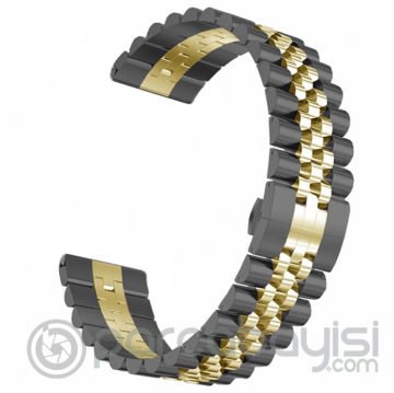 22MM Gear S3 Watch 4 -GT2 GT2E 46MM Kayış,Kordon Seramik Paslanmaz Çelik