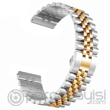 22MM Gear S3 Watch 4 -GT2 GT2E 46MM Kayış,Kordon Seramik Paslanmaz Çelik