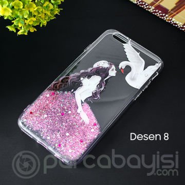iPhone SE3-SE2 İPhone 8-7 Kılıf 3d Diamond Elbise Şeffaf Silikon Kılıf