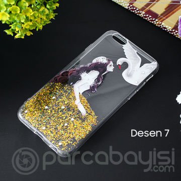 iPhone SE3-SE2 İPhone 8-7 Kılıf 3d Diamond Elbise Şeffaf Silikon Kılıf