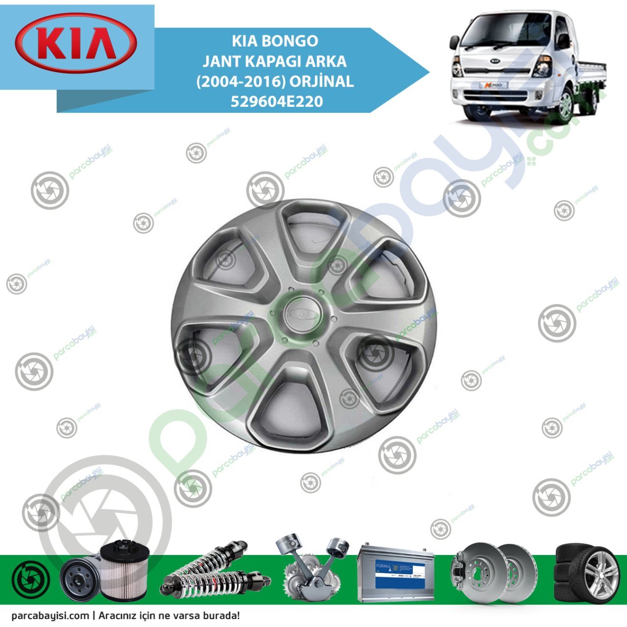 Kia Bongo Jant Kapagı Arka (2004-2016) Orjinal | 529604E220