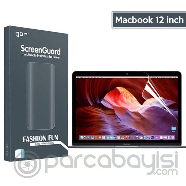GOR Macbook  12  inch Darbe Emici Ekran Koruyucu