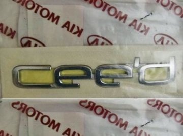 Kia Ceed Bagaj Yazısı Logo Amblem Orjinal | 863101H000