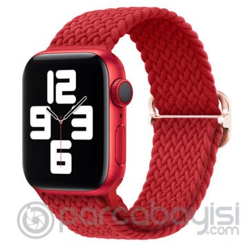 Ally Apple Watch 7-8 41mm 6-5-4 40mm Japon Tokalı Elastik Kayış Kordon 3-2-1 38mm