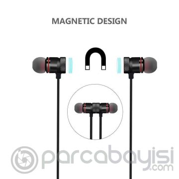 Ally Sport Mıknatıslı Mini  Mikrofonlu Bluetooth Kulaklık