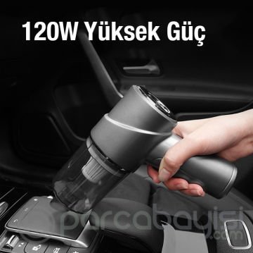 ALLY W20 Yüksek Güçlü Taşınabilir Ev ve Araç İçin Şarjlı El Süpürgesi