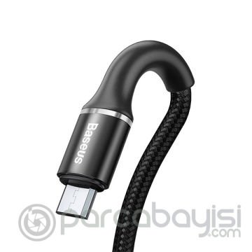 Baseus Halo Micro USB Şarj ve Veri Kablosu 2A 2m