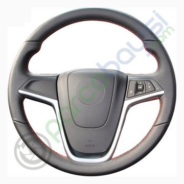 Opel Insignia 2009-13 Araca Özel Dikişli Deri Direksiyon Kılıfı
