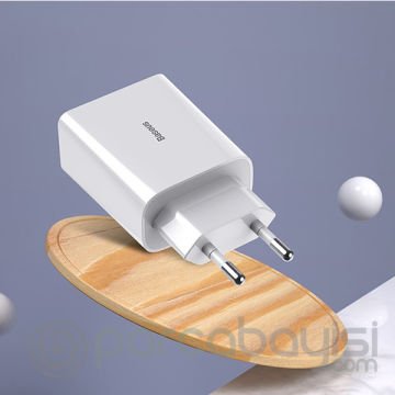Baseus Speed Mini Quick Charger 20W Şarj Başlık Type-C Hızlı Şarj Adaptörü