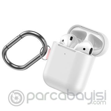 Baseus Woven Label Hook AirPods 1-2 Koruma kılıf+Anahtarlık