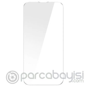 Baseus Crystal 0.3mm iPhone 14 - 13 - 13 Pro Tempered Ekran Koruyucu 2 Adet Set