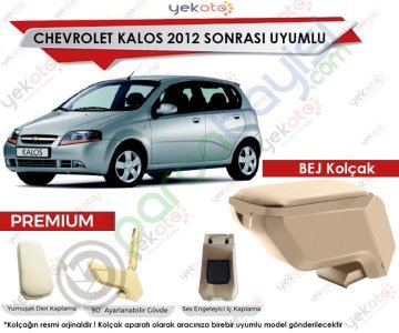 Chevrolet Kalos 2012 Sonrası Uyumlu Bej Kolçak Kol Dayama Ultra Kaliteli