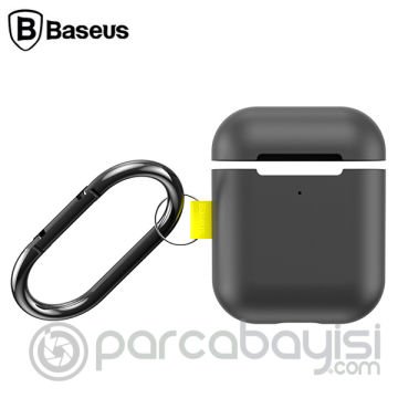 Baseus Woven Label Hook AirPods 1-2 Koruma kılıf+Anahtarlık