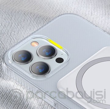 Baseus iPhone 13 Pro 6.1inç Manyetik Magsafe Standlı Silikon Kılıf