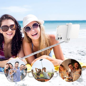 Baseus Mini Bluetooth Teleskobik Katlanabilir Selfie Stick Kablosuz Monopod