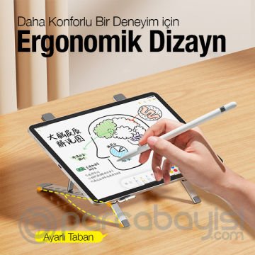 ALLY MC N3-2 Katlanabilir Metal Masaüstü Laptop Standı