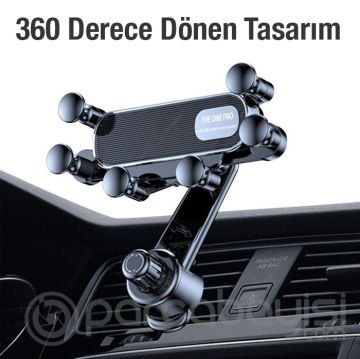 ALLY One Pro 360° Dönebilen Araç İçi Havalandırma Telefon Tutucu