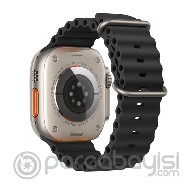 Ally Apple Watch 7-8 45mm 6-5-4 44mm Watch Ultra 49mm Marine Silikon Kayış Kordon 3-2-1 42mm