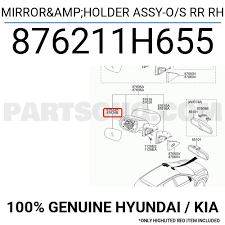 Ceed Dikiz Ayna Tutucu Arka Sağ Orjinal | 876211H655
