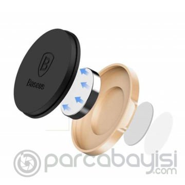 Baseus Flat Type Mini Manyetik Cep Telefonu Araç Tutucu