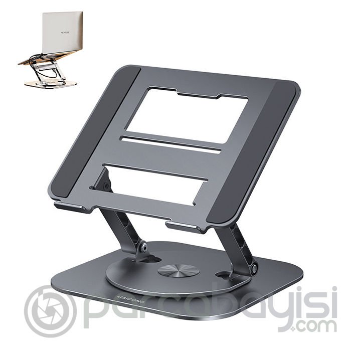 ALLY MC LS928HUB 4in1 Masaüstü 360° Dönebilen Laptop Standı Hub​