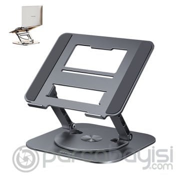 ALLY MC LS928HUB 4in1 Masaüstü 360° Dönebilen Laptop Standı Hub​