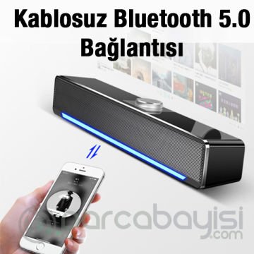ALLY MC V196 Taşınabilir Masaüstü Bluetooth Hoparlör Subwoofer