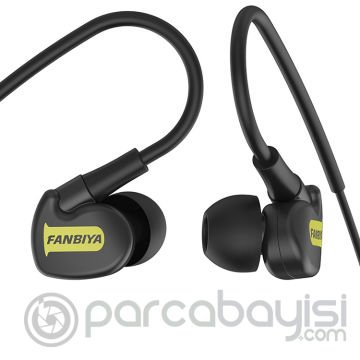 Fanbiya D1 Dinamik 3.5mm Su Geçimermez Heavy Bass Spor Kulaklık
