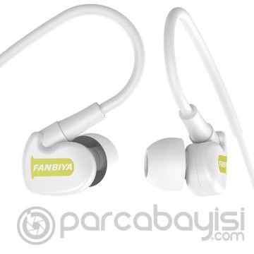 Fanbiya D1 Dinamik 3.5mm Su Geçimermez Heavy Bass Spor Kulaklık