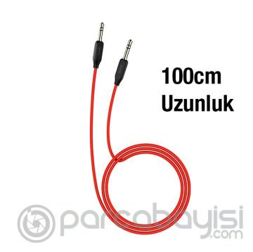 HOCO UPA11 3.5mm AUX to AUX Ses Aktarım Kablosu 1mt