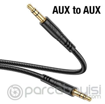 HOCO UPA24 AUX to AUX 3.5mm Ses Aktarım Kablosu 1mt