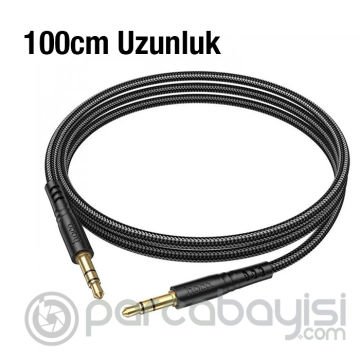 HOCO UPA24 AUX to AUX 3.5mm Ses Aktarım Kablosu 1mt